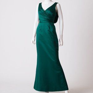 Vera Wang Forest Dark Green Gown